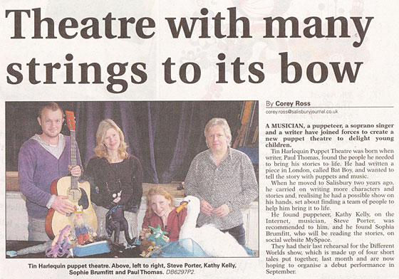 Tin Harlequin article