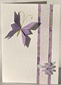 Butterfly tea bag folding card