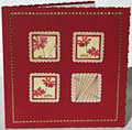 Four squares craft punch card