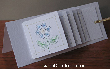 The finished card
