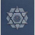 Diamond star jewel rubber stamping card