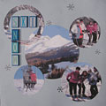 X-Cut shape cutter scrapbook page