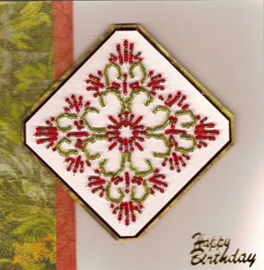 Beaded flower