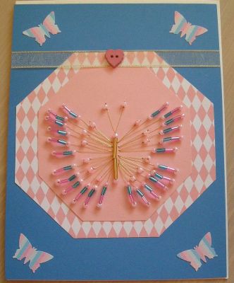 beaded butterfly