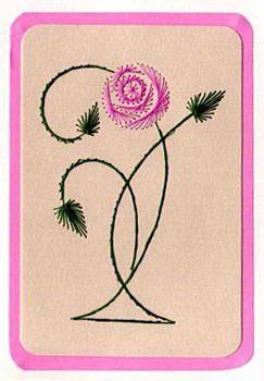 art nouveau rose