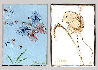 Artist trading cards Artist trading cards