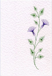 Tips for making prick and stitch card bookmarks