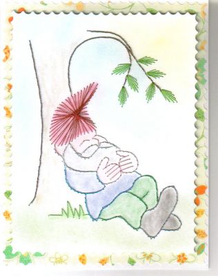 sleeping gnome