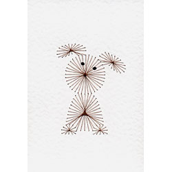 Free puppy pattern added at Stitching Cards