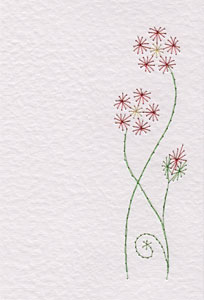 free flower bookmark