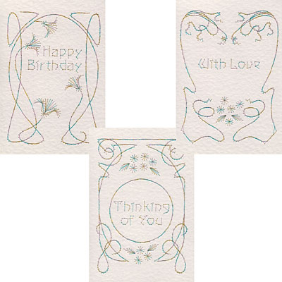 Art Nouveau Borders Form-A-Lines