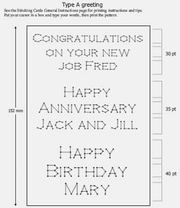 Type A Greeting