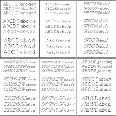 Type Own Greeting layouts