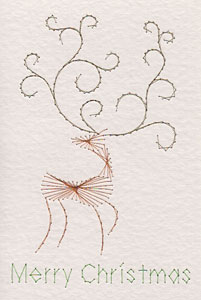 Reindeer Christmas pattern