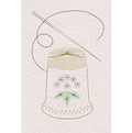 Thimble with Flowers