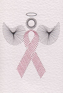 Awareness ribbon angel