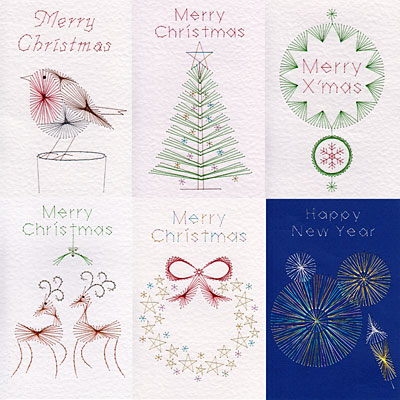 Christmas patterns added at Stitching Cards. Christmas