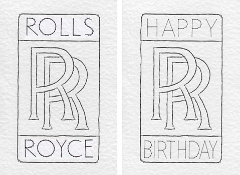 Free RR logo stitching patterns