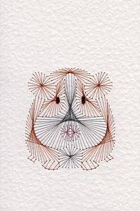 Guinea pig pattern at Stitching Cards