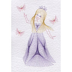 Princess pattern added at Stitching Cards