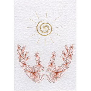 Healing hands pattern at Stitching Cards