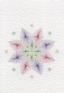 Geometric pattern at Stitching Cards