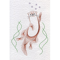 Otter pattern added at Stitching Cards