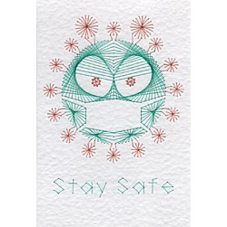 Stay safe pattern added at Stitching Cards