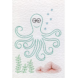Octopus pattern added at Stitching Cards