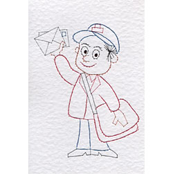 Postman pattern added at Stitching Cards