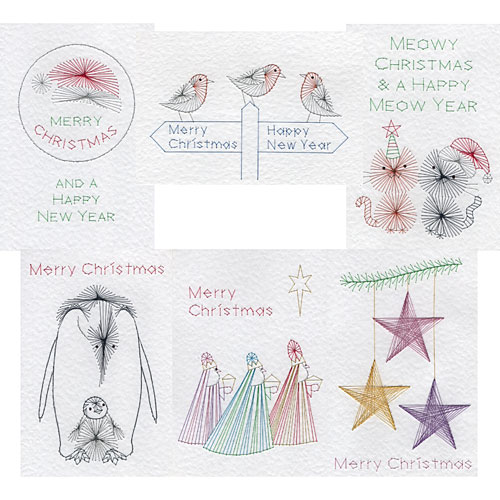 Christmas patterns added at Stitching Cards 2021