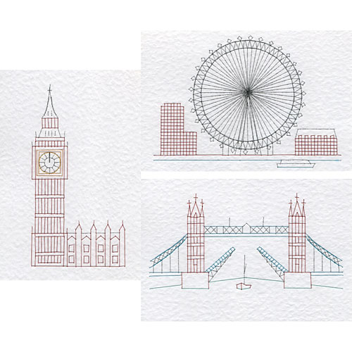 London Icons patterns added at Form-A-Lines