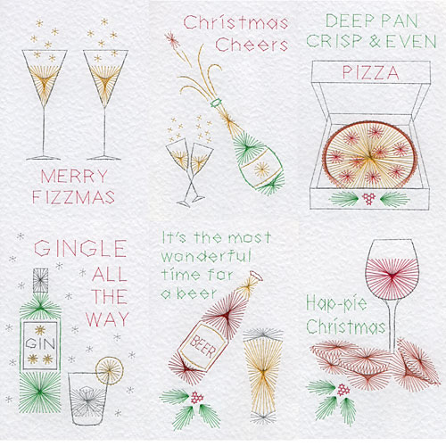 Christmas patterns added at Stitching Cards 2023