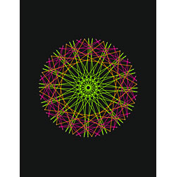 Free String Art Circle 1 Pattern