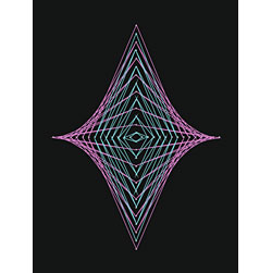 Free String Art Diamond 1 Pattern